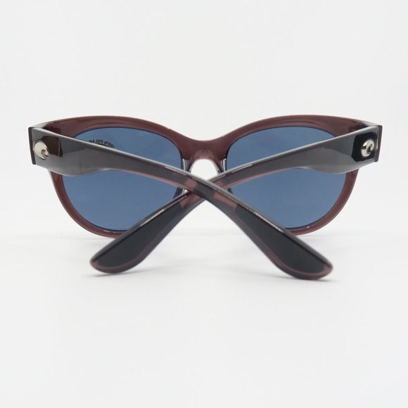 Costa MAYA 06S9011-0555 Translucent Brown/Blue Cat Eye Polarized New Sunglasses - Picture 6 of 7